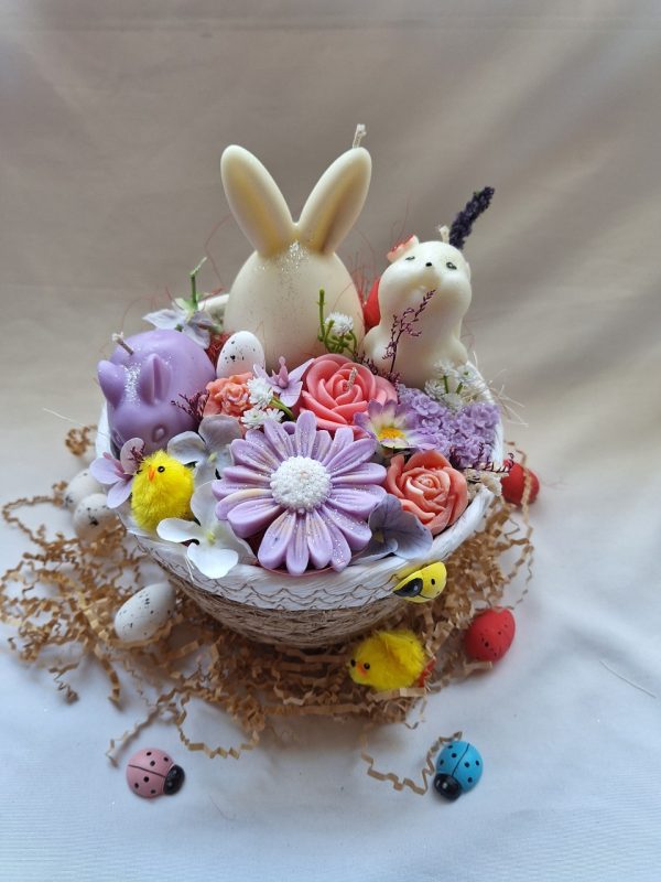 Easter candle basket 3🐣🐤🪷🌸🪻 - Image 3