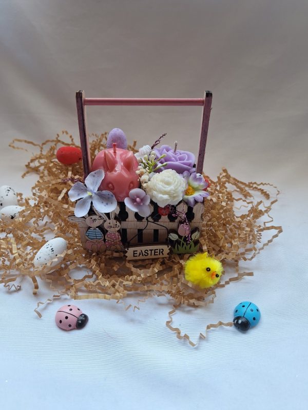 Easter candle basket mini 5🐣🐤🪷🌸🪻