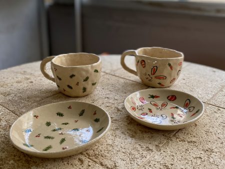 Ceramic Cup and Saucer Sets