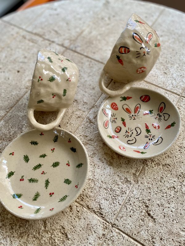 Ceramic Cup and Saucer Sets - group view