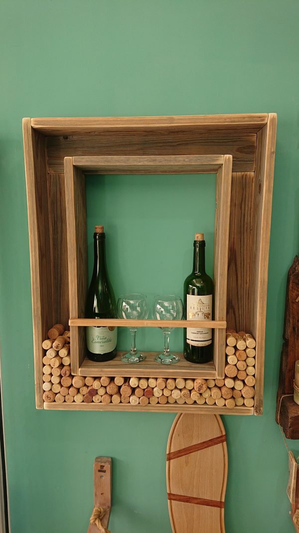 Stunning wine bottle and cork display frame wall art - Image 5