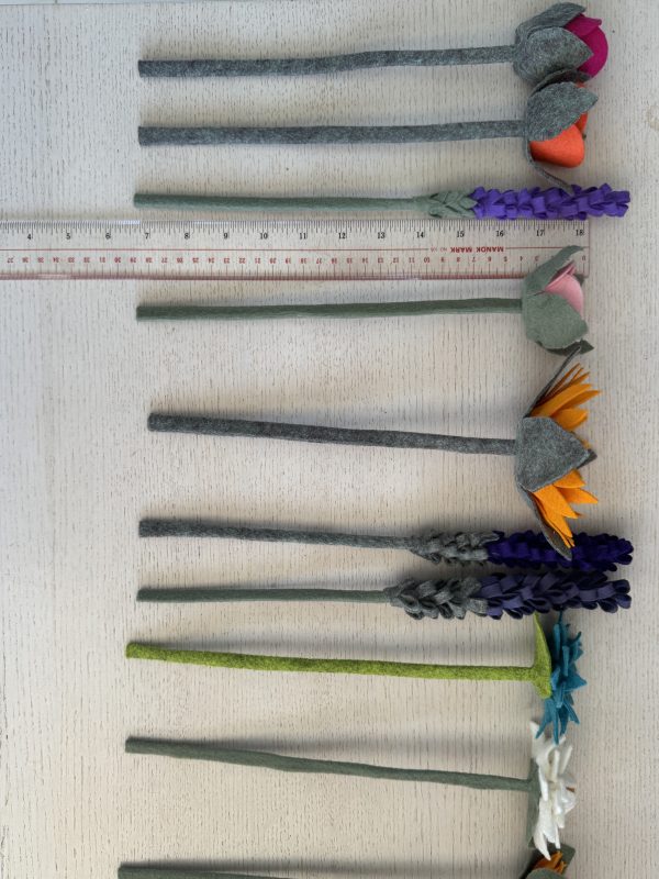 Vibrant Handmade Felt Sunflower -2 types - Image 6