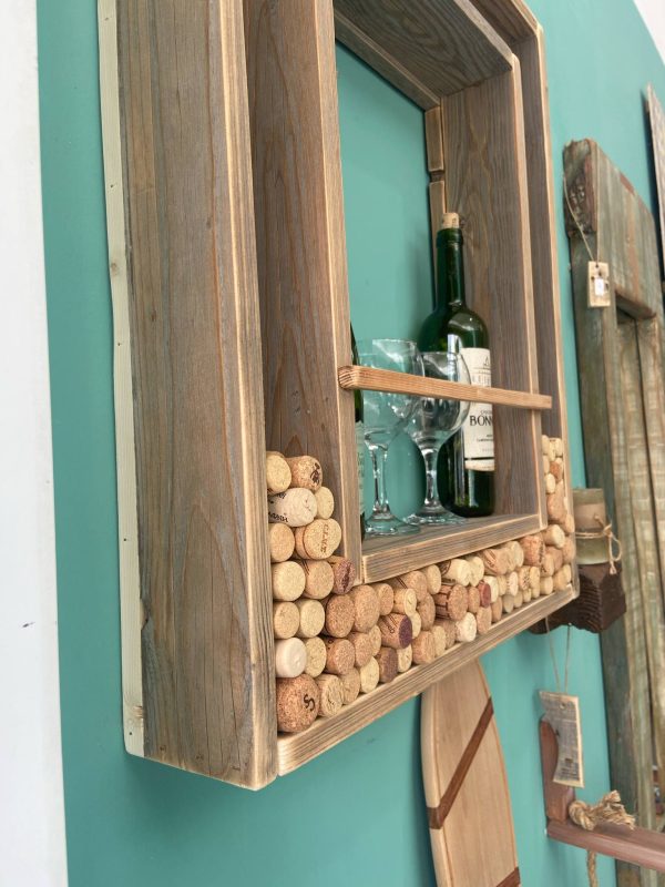 Stunning wine bottle and cork display frame wall art - Image 9