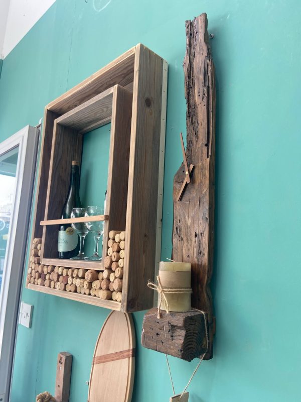 Stunning wine bottle and cork display frame wall art - Image 11